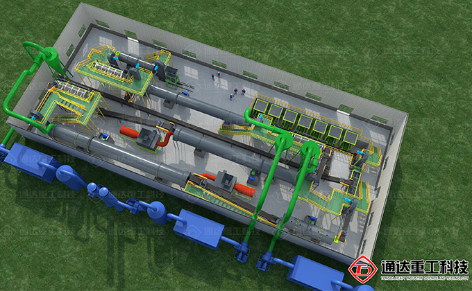 轉(zhuǎn)股造粒有機(jī)肥生產(chǎn)線